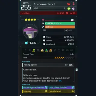 Palworld: Modded Shroomer godroll (attacker) pal Pals | Pal World | Pals