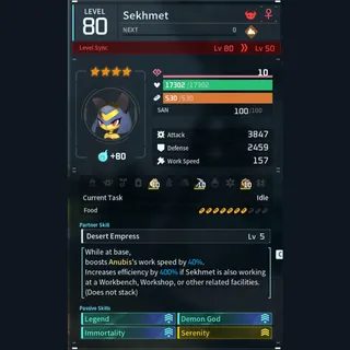 Max Legit Sekhmet god-roll (legit attacker)