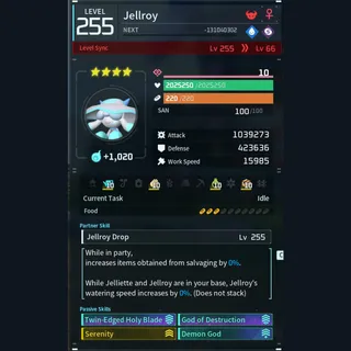 Palworld: Modded Jellroy godroll (attacker) pal Pals | Pal World | Pals