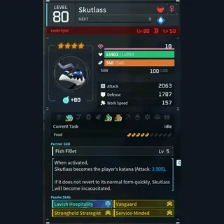 Max Legit Skutlass god-roll (booster)