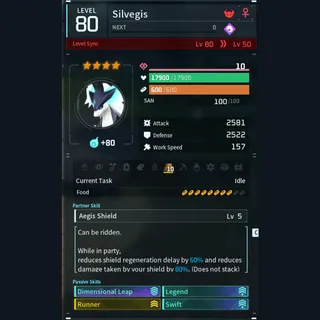 Max Legit Silvegis god-roll (glider/transport/full-speed mount)