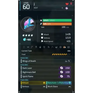 Helzephyr godroll (worker) pal palworld