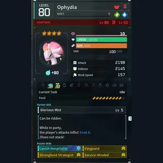 Max Legit Ophydia god-roll (booster)
