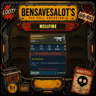 Bensavesalot Storefront - Hellfire | Any Level