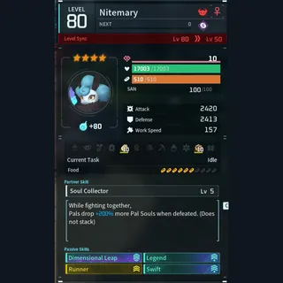Max Legit Nitemary god-roll (glider/transport/full-speed mount)
