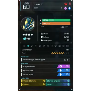 Palworld: jormuntide mount (mount)(god-roll) Pals | Pal World | Pals