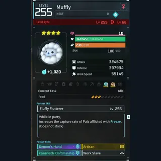 Palworld: Modded Muffly godroll (worker) pal Pals | Pal World | Pals