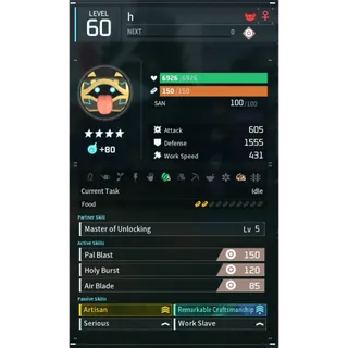 Mimog godroll (worker) pal palworld