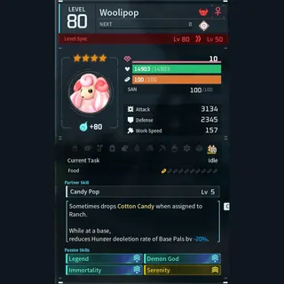 Max Legit Woolipop god-roll (legit attacker)