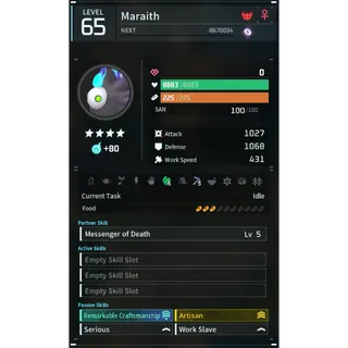 Maraith godroll (worker) pal palworld