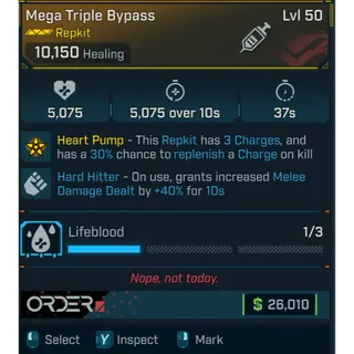 GROLL mega triple bypass (hard hitter) (melee) repkit