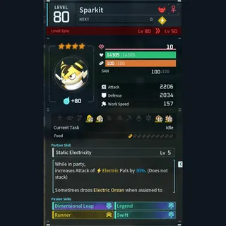 Max Legit Sparkit god-roll (glider/transport/full-speed mount)
