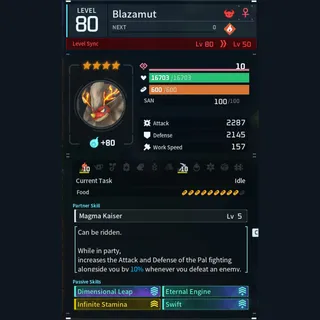 Max Legit Blazamut god-roll (mount)