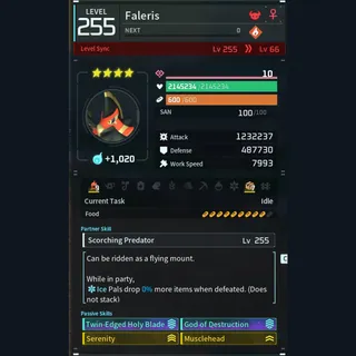 Palworld: Modded Faleris godroll (attacker) pal Pals | Pal World | Pals