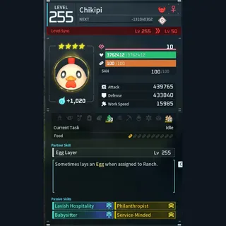 Modded Chikipi god-roll (cattle)