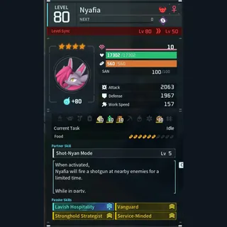Max Legit Nyafia god-roll (booster)
