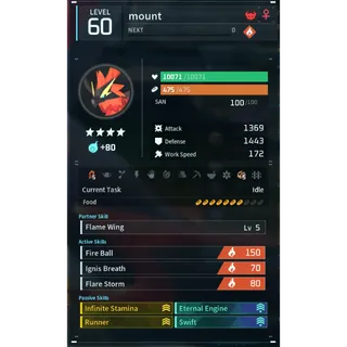 Palworld: ragnahawk mount (mount)(god-roll) | Pal World | Pals