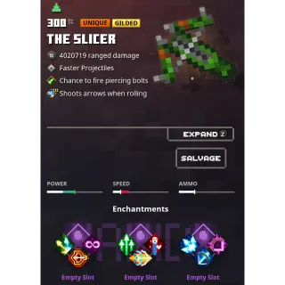 minecraft dungeons:  the slicer