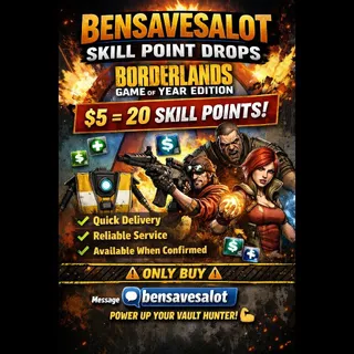 🔥 BENSAVESALOT SKILL POINT DROPS 🔥 PC and xbox