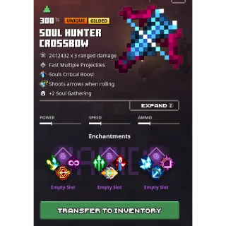 Minecraft Dungeons: Soul hunter crossbow