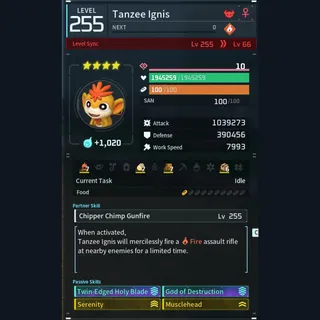 Palworld: Modded Tanzee godroll (attacker) pal Pals | Pal World | Pals