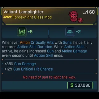Borderlands 4: Lamplighter God-Roll level 60 | BL4 | Borderlands