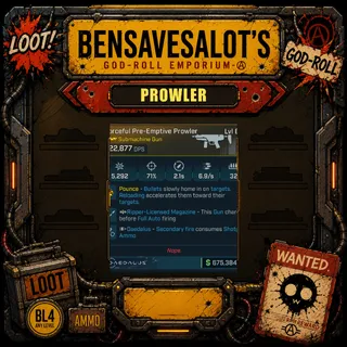 Bensavesalot Storefront - Prowler | Any Level