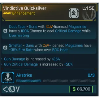 GROLL vindictive quicksilver (gun damage and crit)
