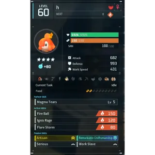 flambelle godroll (worker) pal palworld