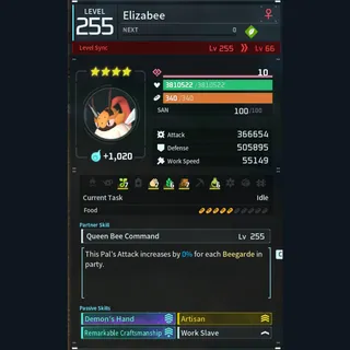 Palworld: Modded Elizabee godroll (worker) pal Pals | Pal World | Pals