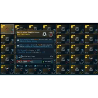 Borderlands 4: All (sniper) Excruciating Enhancements level 60 or any level