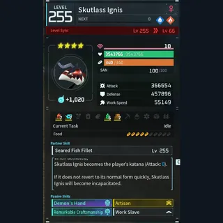 Palworld: Modded Skutlass godroll (worker) pal Pals | Pal World | Pals