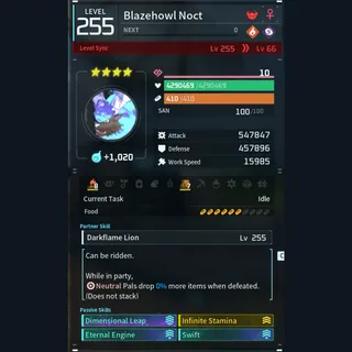 Palworld: Modded Blazehowl godroll (mount) pal Pals | Pal World | Pals