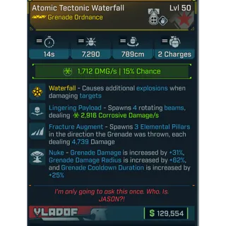 GROLL atomic tectonic waterfall (corrosive)