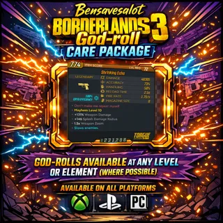 Bensavesalot God-Roll Gear drop (Echo)