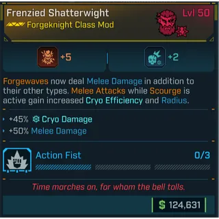 GROLL frienzied shatterweight cyo damage and melee damage
