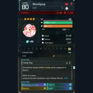Max Legit Woolipop god-roll (glider/transport/full-speed mount)