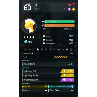 Relaxaurus lux  godroll (worker) pal palworld