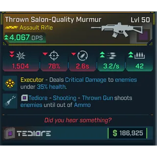 GROLL murmur tediore level 50