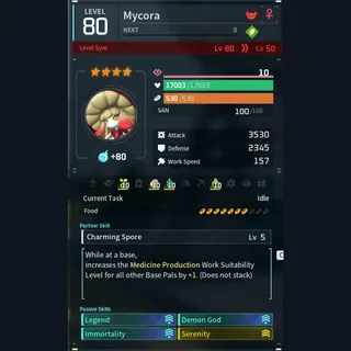 Max Legit Mycora god-roll (legit attacker)