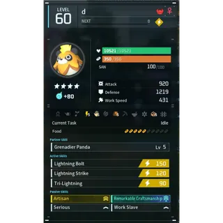 Mossanda LUX godroll (worker) pal palworld