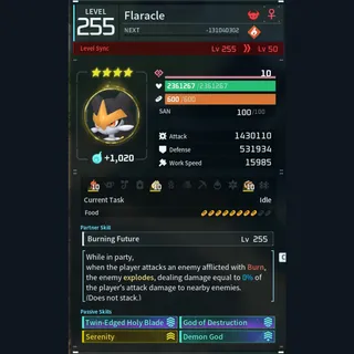 Modded Flaracle god-roll (attacker)