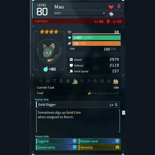Max Legit Mau god-roll (legit attacker)