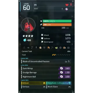 splatterina godroll (worker) pal palworld