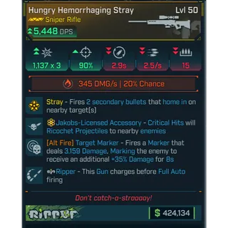 GROLL hungry hemorrhaging stray (fire)
