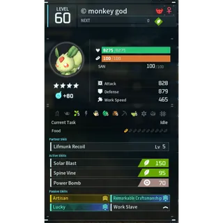 Palworld: lifmunk (worker)(god-roll) Pals | Pal World | Pals