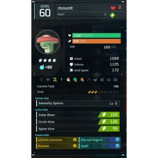 Palworld: shroomer (mount)(god-roll) Pals | Pal World | Pals
