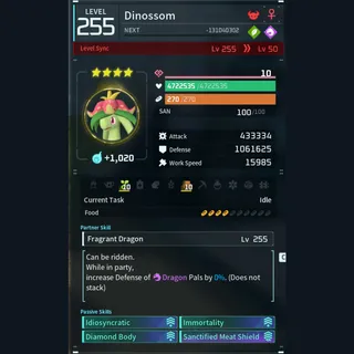 Modded Dinossom god-roll (tank)