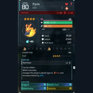 Max Legit Pyrin god-roll (legit attacker)