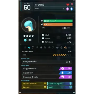 Relaxaurus mount palworld (mount)(god-roll) Palworld